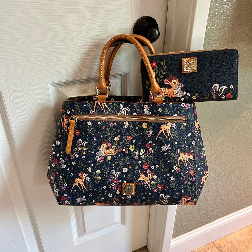 Dooney Disney Bambi Satchel & Wallet SET